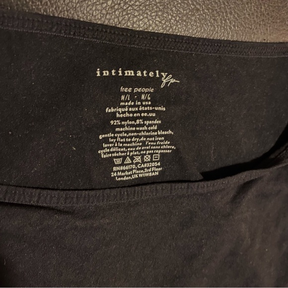 Intimately Free People Black Thong Bodysuit, M/L, NWT - Picture 5 of 6